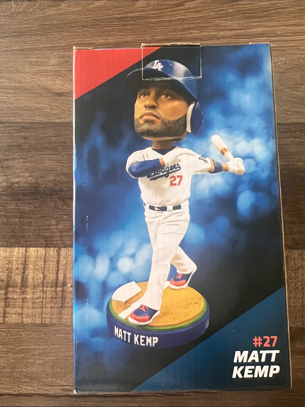 Matt Kemp Collectible Baseball Player Bobblehead - White & Blue